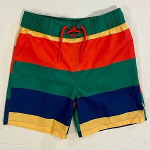 New Mini Rodini Striped Swim Trunks Boys 5-7 US 116/122 EU Bathing Suit Summer